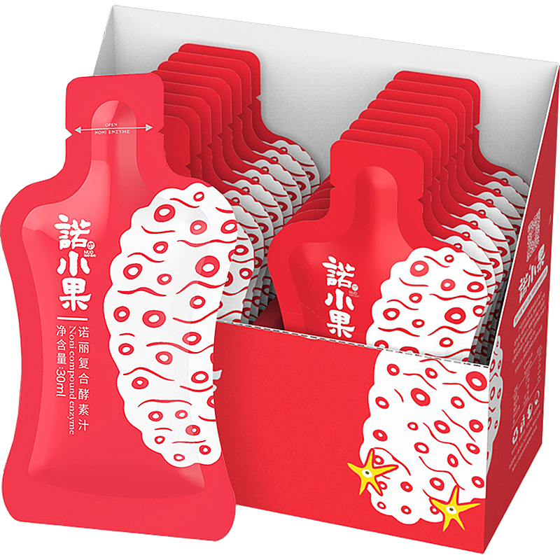 诺小果30ml*15袋体验装复合诺丽水果酵素红盒